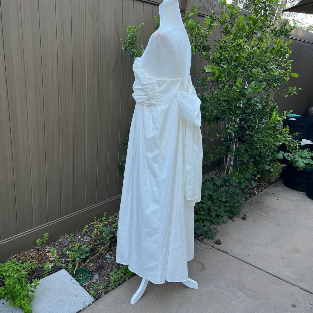 Petal & Pup Alice Bow Back Midi Dress Cotton White size XL NWT - Picture 5 of 9